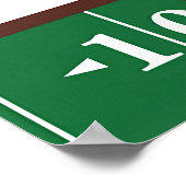 Poster Première année en bas Jalon Conseil 1er Anniversai (Coin)