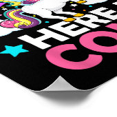 Poster Première Année Ici Je Reviens Unicorn Retour À L'É (Coin)