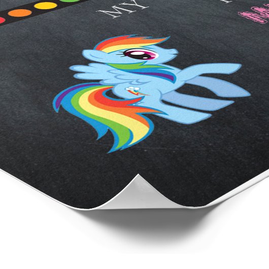 Poster Première année maternelle, panneau de signalisatio (Coin)