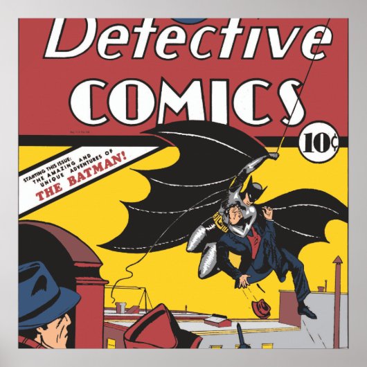 Poster Première apparition de Batman (Devant)