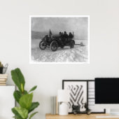 Poster Première automobile de Dawson à Whitehorse (Alaska (Bureau à domicile)