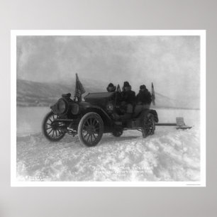 Poster Première automobile de Dawson à Whitehorse (Alaska