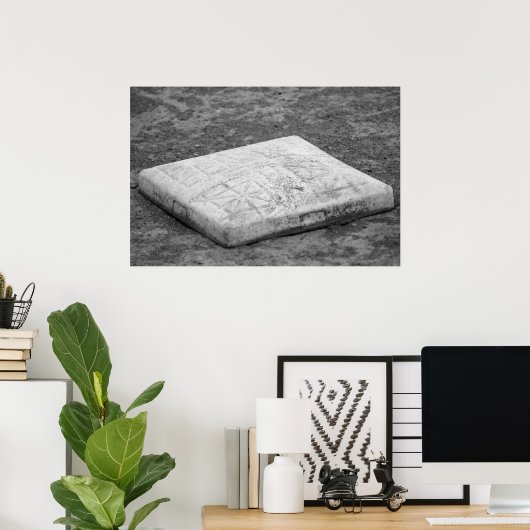 Poster Première base (Bureau à domicile)