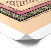 Poster Première Carte Du Tennessee 1850 (Coin)