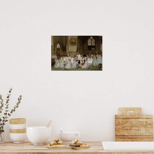 Poster Première communion, 1867 (Cuisine)
