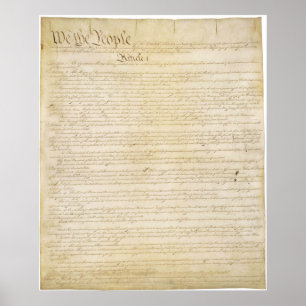 Poster Première Constitution des États-Unis Page 1