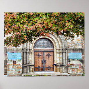 Poster Première copie de Plymouth mA d'église paroissiale