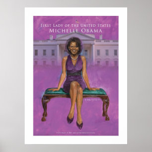 Poster Première dame des États-Unis.-Michelle Obama 52 x