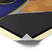 Poster Première dame Michelle Obama (Coin)