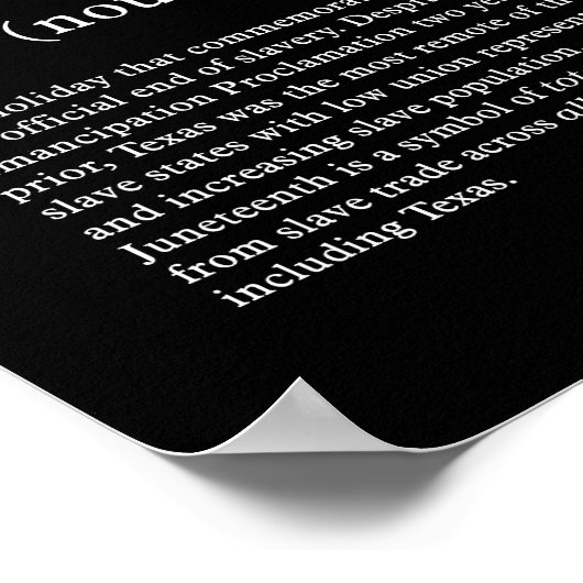 Poster première définition verticale (Coin)