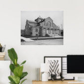 Poster Première église presbytérienne (Bureau à domicile)