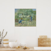 Poster Première étape, après Millet par Vincent Van Gogh (Cuisine)