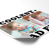 Poster Première Fête des Pères Papa le Plus Cool Bébé Pho (Coin)