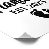 Poster Première fois grand-mère 2025 Fête des mères promu (Coin)