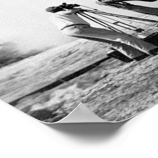 Poster Première fusée, Cape Canaveral, "Bumper 2" (Coin)