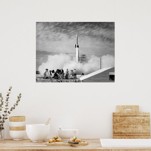 Poster Première fusée, Cape Canaveral, "Bumper 2" (Cuisine)