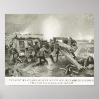 Première Guerre mondiale, artillerie française en