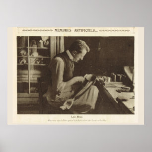 Poster Première Guerre mondiale, France, Faire des prothè