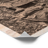 Poster Première Guerre mondiale Soldats britanniques à Tr (Coin)