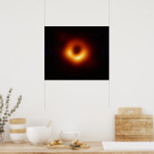 Poster Première image d'un trou noir 2019 (Cuisine)