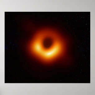 Poster Première image d'un trou noir 2019