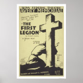 Poster Première Légion jésuite 1937 WPA (Devant)