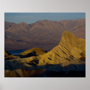 Poster Première lumière du matin sur Zabriskie Point et 3