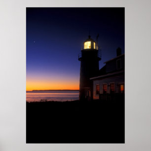 Poster Première lumière sur Quoddy Head Lighthouse
