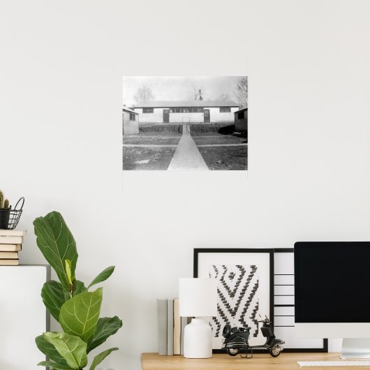 Poster Première maison 7000 (Bureau à domicile)