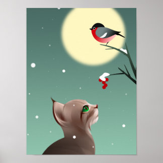 Poster Première neige