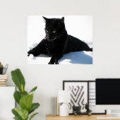 Poster Première neige (Bureau à domicile)