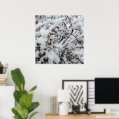 Poster première neige (Bureau à domicile)