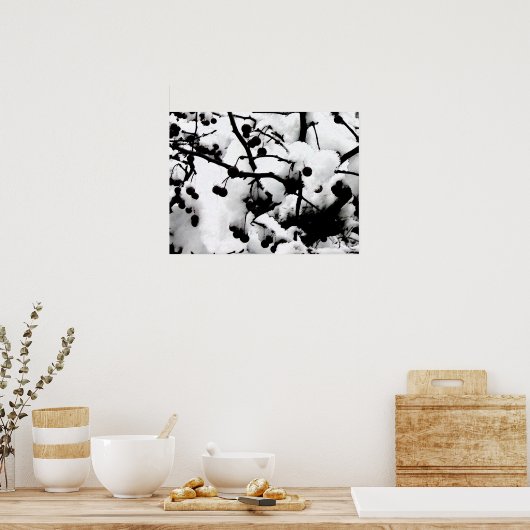 Poster Première neige (Cuisine)