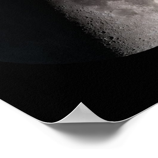 Poster Première phase de la lune (Coin)