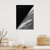 Poster Première photo de la Terre de l'espace, 1946 (Cuisine)
