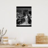 Poster Première prière au Congrès, septembre _Image de gu (Cuisine)