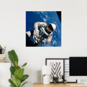 Poster Première promenade spatiale américaine (Gemini 4) (Bureau à domicile)