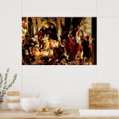 Poster Première purification du Temple par Jésus (Jean 2: (Cuisine)