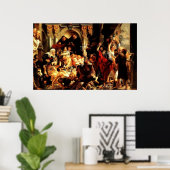 Poster Première purification du Temple par Jésus (Jean 2: (Bureau à domicile)