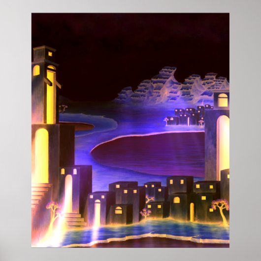 Poster "Première révélation" - mystérieux art mystérieux (Devant)