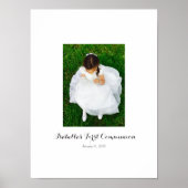 Poster Première Sainte Communion Se Connecter Conseil du (Devant)