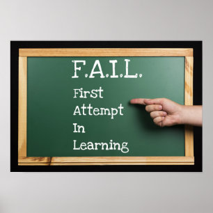 Poster Première tentative d'apprentissage (affiche)