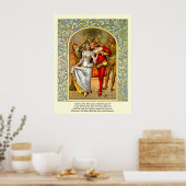 Poster Premières 4 lignes de Sonnet # 11 par Shakespeare (Cuisine)