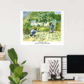 Poster Premières étapes 1890 Vincent van Gogh (1853-1890) (Bureau à domicile)