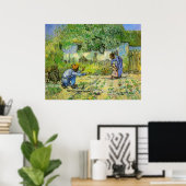 Poster Premières étapes par Vincent van Gogh (Bureau à domicile)