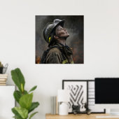 Poster Premières réponses : pompier 6 (Bureau à domicile)