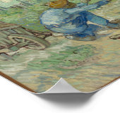 Poster Premiers pas, après Millet 1890 Vincent van Gogh S (Coin)