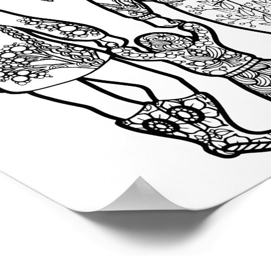 Poster Premiers pas - Maman Vie / Parenthos Art Imprimer (Coin)