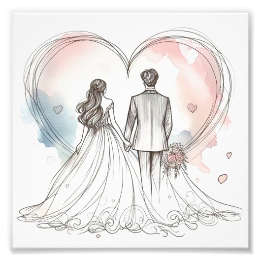 Poster Premium Just Married (Devant)