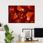 Poster Prémonition. (Bureau à domicile)